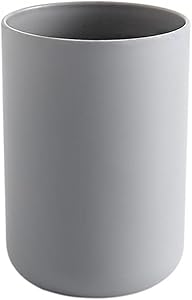 Minimalist Gray Toothbrush Cup Matte Rinse Cup Multi-Purpose Bathroom Organizer