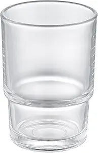 Minimalist Clear Glass Toothbrush Cup Multi-Purpose Rinse Cup Bathroom Organizer