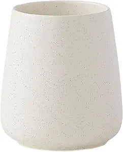 Minimalist Matte Beige Toothbrush Cup Rinse Cup Bathroom Organizer